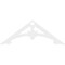 Ekena Millwork Pitch Sellek Architectural Grade PVC Gable Pediment, 72"W x 27"H x 1"P (9/12) GPP072X027X100SLK - alternate 3